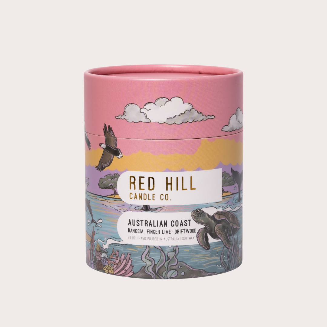 Red Hill Candle Co Australian Coast scented candle