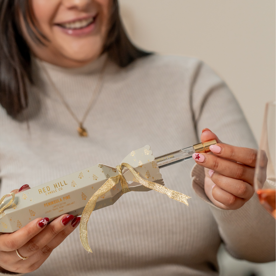 Christmas Cracker Spiced Pinot Noir Luxury Travel Room and Linen Mist