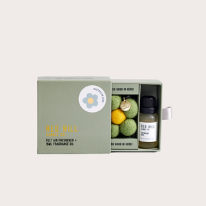 Australian Bush Felt Flower Air Freshener inside it's packaging