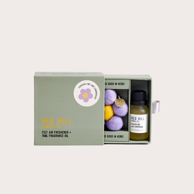 Persian Lime & Lemongrass Felt Flower Air Freshener