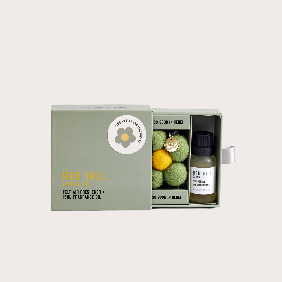 Persian Lime & Lemongrass Felt Flower Air Freshener