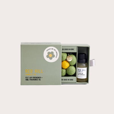 Persian Lime & Lemongrass Felt Flower Air Freshener
