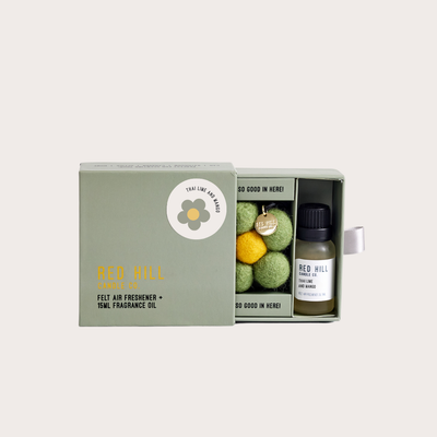 Thai Lime & Mango Felt Flower Air Freshener