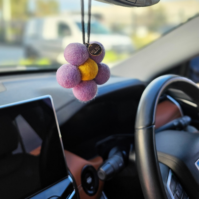 Thai Lime & Mango Felt Flower Air Freshener