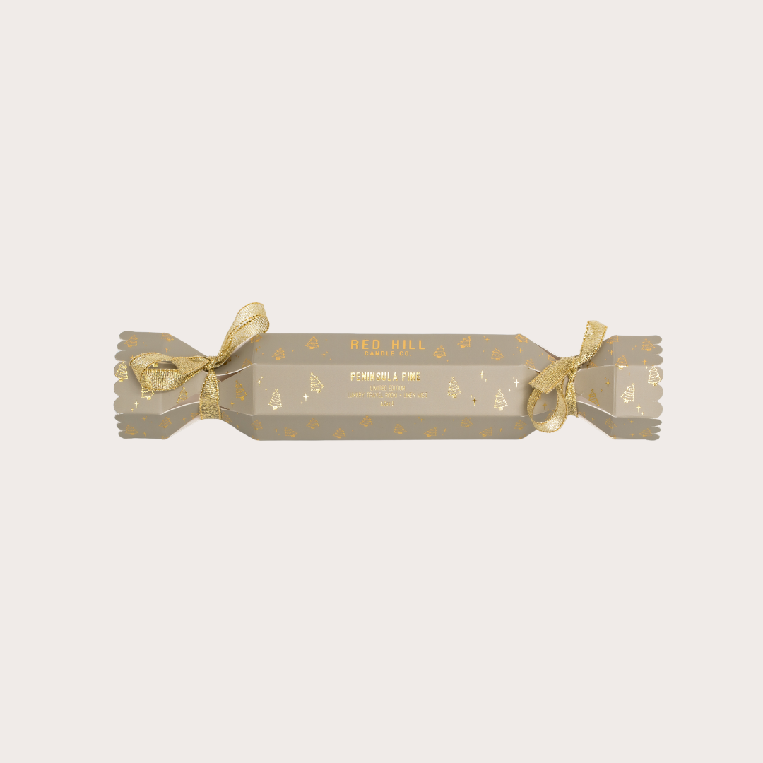 Christmas Cracker Peninsula Pine Luxury Travel Room and Linen Mist