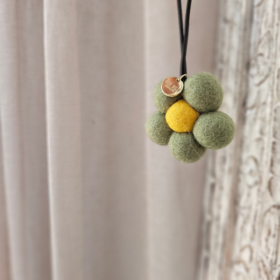 Persian Lime & Lemongrass Felt Flower Air Freshener