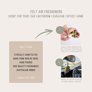 Australian Bush Felt Flower Air Freshener